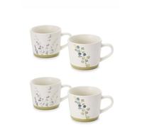 Teemando® - Set di 2 tazze in ceramica "Deike", 2 modelli assortiti, 0,35 l = 4 bicchieri