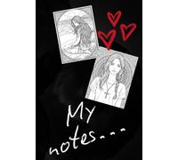 Teen Girl Coloring Notebook: 120 Lined Pages, 6x9 Journal