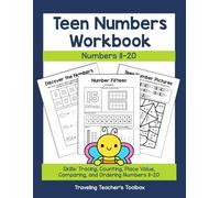 Teen Numbers Workbook: Numbers 11-20