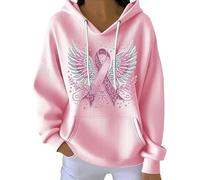 Teen Ragazza Vestiti Gentile Mente Indossare Cancro Al Seno Tee In Indossiamo Felpa Donna Modello Top, rosa, 3XL