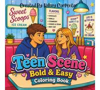 Teen Scene Bold & Easy Coloring Book