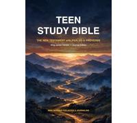 Teen Study Bible: The New Testament with Psalms & Proverbs (KJV), Journal Edition: Wide-Margin Journaling Bible with Book Introductions, Reflection Prompts, 90-Day Reading Plan & Topical Index