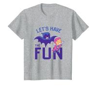 Teen Titans Go Let's Have The Fun Maglietta, Bambini, Grigio Melange, 3 Anni