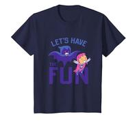 Teen Titans Go Let's Have The Fun Maglietta, Bambini, Navy, 4 Anni