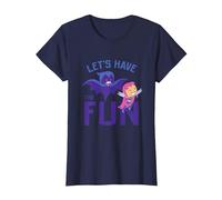 Teen Titans Go Let's Have The Fun Maglietta, Donna, Navy, 3XL