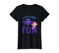 Teen Titans Go Let's Have The Fun Maglietta, Donna, Nero, XXL