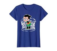 Teen Titans Go! Robin Buns Maglietta, Donna, Blu Reale, L
