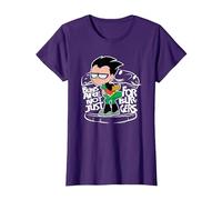 Teen Titans Go! Robin Buns Maglietta, Donna, Viola, L