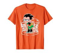 Teen Titans Go! Robin Buns Maglietta, Uomo, Arancio, L
