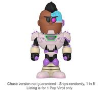 Teen Titans vanno Cyborg Collectible 3,75" Vinyl Soda Figure Chase Navi 1 in 6