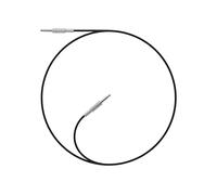teenage engineering Cavo audio tessile 3,5 mm - 3,5 mm, 1200 mm | 47 pollici (nero)