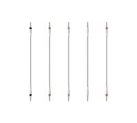 Teenage Engineering Kit cavo di sincronizzazione sottile, 5 cavi stereo (TRS) da 3,5 mm per operatori tascabili (multicolore)