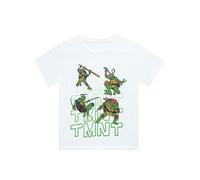 TEENAGE MUTANT NINJA T-Shirt Turtles | T-Shirt del Film per Ragazzi | T-Shirt TMNT per Bambini | 9-11 Anni | Merchandising Ufficiale