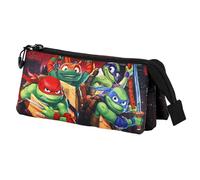 TEENAGE MUTANT NINJA Tartarughe Ninja Ninjas-Astuccio Triplo FAN 2.0, Multicolore, 23 x 11 cm