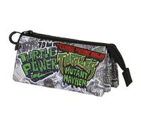 TEENAGE MUTANT NINJA Tartarughe Ninja Pizza Time-Astuccio Triplo FAN 2.0, Multicolore, 23 x 11 cm