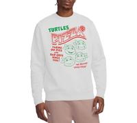 Teenage Mutant Ninja TMNT Turtles Pizza Crew Sweatshirt Pullover Unisex - Adulto (Pacco da 1)