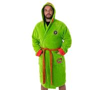 Teenage Mutant Ninja Turtles Accappatoio con Cappuccio Verde Uomo | Libera il tuo Eroe Interiore con questo Accappatoio Costume TMNT | Abbraccia il Comfort e lo Stile Ninja Vibe