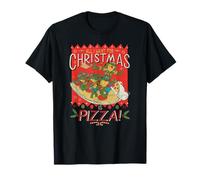 Teenage Mutant Ninja Turtles all I Want 4 Christmas Is Pizza Maglietta