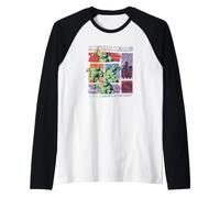 Teenage Mutant Ninja Turtles American Heroes Maglia con Maniche Raglan