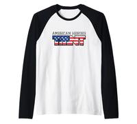 Teenage Mutant Ninja Turtles American Heroes USA Cartoon Maglia con Maniche Raglan