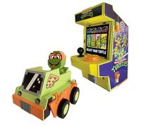 Teenage Mutant Ninja Turtles Arcade Cruisers Michelangelo Edition, 2 in 1 Arcade Cabinet per trasformare il veicolo con luci e suoni e display lenticolare a doppio schermo