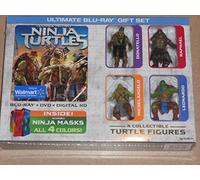 Teenage Mutant Ninja Turtles Blu Ray + DVD + Digital HD Ultimate Gift set with 4 Collectible Figures
