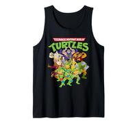 Teenage Mutant Ninja Turtles Character Crowd Canotta