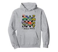 Teenage Mutant Ninja Turtles Checkered The Steely Boys Faces Felpa con Cappuccio