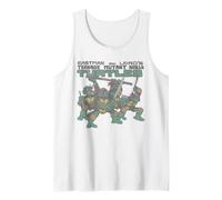 Teenage Mutant Ninja Turtles Comic Group And Logo Canotta