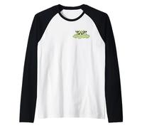 Teenage Mutant Ninja Turtles Green Faces Lineup Left Chest Maglia con Maniche Raglan