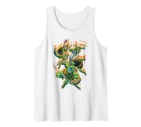 Teenage Mutant Ninja Turtles IDW Leap Attack Cover Canotta