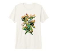Teenage Mutant Ninja Turtles IDW Leap Attack Cover Maglietta Premium