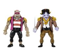 Teenage Mutant Ninja Turtles in Time Pirate Bebop e Rocksteady 7" Action Fig 2Pk