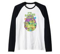 Teenage Mutant Ninja Turtles It Is Easter Time Pastel Maglia con Maniche Raglan