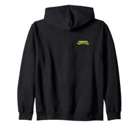 Teenage Mutant Ninja Turtles Logo & Bros Black Front Back Felpa con Cappuccio