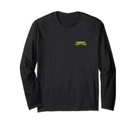 Teenage Mutant Ninja Turtles Logo & Bros Green Front Back Maglia a Manica