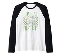 Teenage Mutant Ninja Turtles Love At First Bite Poster Maglia con Maniche Raglan
