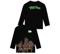Teenage Mutant Ninja Turtles Maglietta Bambino | Tartarughe Ninja Maglia Ragazzo Manica Lunga | Maglietta Ragazzo Manica Lunga | Nero 8-9 Anni