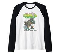 Teenage Mutant Ninja Turtles Masters of Ninjitsu Maglia con Maniche Raglan