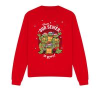 Teenage Mutant Ninja Turtles Merry Christmas From Our Sewer Felpa (TV12626)