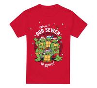 Teenage Mutant Ninja Turtles Merry Christmas From Our Sewer Maglietta (TV6352)