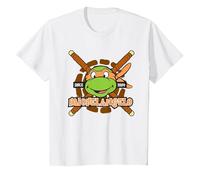 Teenage Mutant Ninja Turtles Michelangelo Since 1984 Maglietta, Bambini, Bianco, 2 Anni