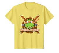 Teenage Mutant Ninja Turtles Michelangelo Since 1984 Maglietta, Bambini, Limone, 2 Anni