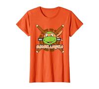 Teenage Mutant Ninja Turtles Michelangelo Since 1984 Maglietta, Donna, Arancio, 3XL