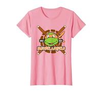 Teenage Mutant Ninja Turtles Michelangelo Since 1984 Maglietta, Donna, Rosa, M