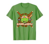 Teenage Mutant Ninja Turtles Michelangelo Since 1984 Maglietta, Uomo, Erba, 3XL