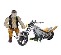 Teenage Mutant Ninja Turtles Movie 2 Out Of The Shadows Rocksteady Con Chopper Moto Veicolo Con Figura