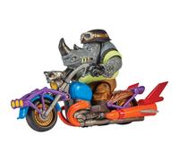Teenage Mutant Ninja Turtles Mutante Chopper Cycle Con Esclusivo Rocksteady