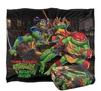 Teenage Mutant Ninja Turtles: Mutant Mayhem Nightly Rooftop Escapade Coperta super morbida al tatto setoso - 152 x 127 cm