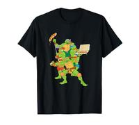 Teenage Mutant Ninja Turtles Pizza Party Maglietta